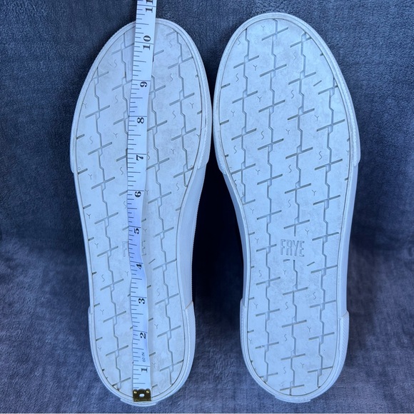 FRYE Gia Leather Platform Women’s Sneakers Sz 9 M Low Top Black Lace Up Casual - Picture 5 of 13